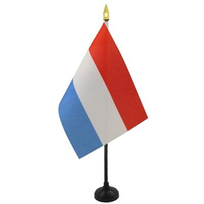 AZ FLAG Mini Drapeau Luxembourg De Table 15x10 cm Drapeau Luxembourgeois De Bureau 100% Polyester Avec Hampe Pointe Dorée 25cm - Publicité AZ FLAG Mini Drapeau Luxembourg De Table 15x10 cm Drapeau Luxembourgeois De Bureau 100% Polyester Avec Hampe Pointe Dorée 25cm - Publicité
