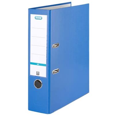 Elba 100202148 Classeur levier Format A4 Polypropylène Bleu - Publicité Elba 100202148 Classeur levier Format A4 Polypropylène Bleu - Publicité