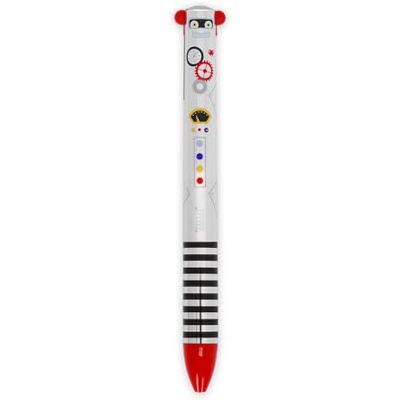 LEGAMI Stylo bicolore, thème Robot, encre noire et rouge, Click&Clack, idéal pour l'école, le bureau et la maison, bicolore, pointe de 1 mm de diamètre - Publicité LEGAMI Stylo bicolore, thème Robot, encre noire et rouge, Click&Clack, idéal pour l'école, le bureau et la maison, bicolore, pointe de 1 mm de diamètre - Publicité