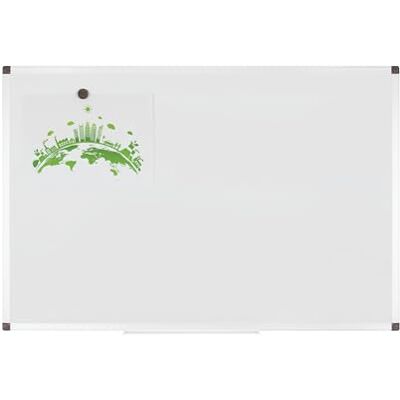 Bi-Office Ayda BioFusion Tableau Blanc Magnétique, 90x60cm, Surface en Acier Laqué, Cadre en aluminium naturel avec Biocomposites à Base de Noix de Coco - Publicité Bi-Office Ayda BioFusion Tableau Blanc Magnétique, 90x60cm, Surface en Acier Laqué, Cadre en aluminium naturel avec Biocomposites à Base de Noix de Coco - Publicité