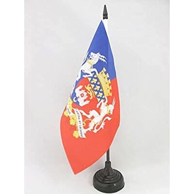 AZ FLAG Drapeau De Table Bordeaux avec armes 21x14 cm Petit Drapeau Bordelais Avec Armoiries De Bureau 100% Polyester Avec Hampe De 25cm Et Socle En Plastique Noir - Publicité AZ FLAG Drapeau De Table Bordeaux avec armes 21x14 cm Petit Drapeau Bordelais Avec Armoiries De Bureau 100% Polyester Avec Hampe De 25cm Et Socle En Plastique Noir - Publicité