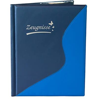 Idena 20103 Porte-revue DIN A4, 12 pochettes, indélébile, bleu, porte-documents, 1 pièce - Publicité Idena 20103 Porte-revue DIN A4, 12 pochettes, indélébile, bleu, porte-documents, 1 pièce - Publicité