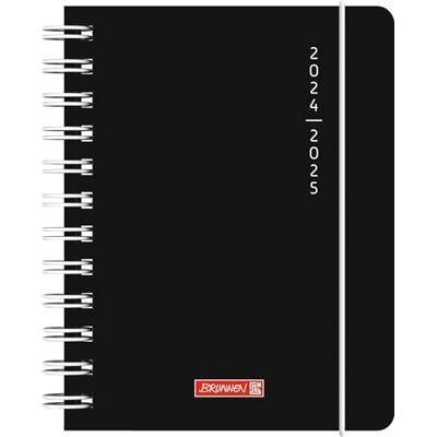 BRUNNEN Agenda scolaire 2024/2025 « Plain Black », 1 page = 1 jour, format A6, 352 pages, noir - Publicité BRUNNEN Agenda scolaire 2024/2025 « Plain Black », 1 page = 1 jour, format A6, 352 pages, noir - Publicité