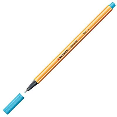 STABILO Point 88 Fineliner - Bleu - 0.4 mm - Publicité STABILO Point 88 Fineliner - Bleu - 0.4 mm - Publicité