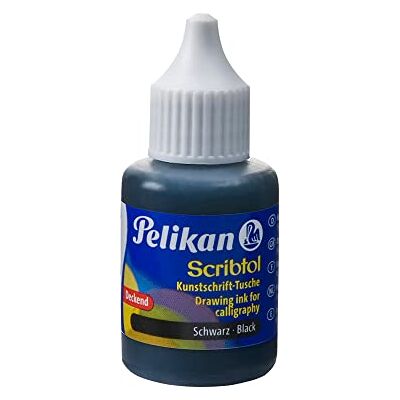 Pelikan encre Scribtol noir, 30ml - Publicité Pelikan encre Scribtol noir, 30ml - Publicité