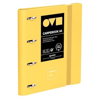 Grafoplás Grafoplas Classeur à 4 anneaux A4, en polyfoam, résistant et ultra léger, avec recharge, séparateurs et enveloppe, parfait pour organiser les fournitures scolaires - Publicité Grafoplás Grafoplas Classeur à 4 anneaux A4, en polyfoam, résistant et ultra léger, avec recharge, séparateurs et enveloppe, parfait pour organiser les fournitures scolaires - Publicité