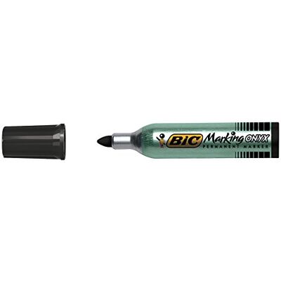 BIC 11403 Marqueur Onyx Marker 1481 Pointe Biseautée Tracé 4-7mm Indélébile Tous Supports Corps Métal Assorties - Publicité BIC 11403 Marqueur Onyx Marker 1481 Pointe Biseautée Tracé 4-7mm Indélébile Tous Supports Corps Métal Assorties - Publicité