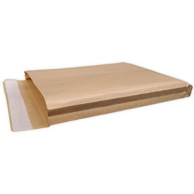 UNIVERS GRAPHIQUE Lot de 50 grandes Pochettes à Soufflet Kraft Armé solide B4+A4+C4+ 135 gr: 280x365x30 mm pour A4+, renforcées, résistantes et adaptées aux envois d’objets lourds à angles vifs réf UGS3322SNN041 - Publicité UNIVERS GRAPHIQUE Lot de 50 grandes Pochettes à Soufflet Kraft Armé solide B4+A4+C4+ 135 gr: 280x365x30 mm pour A4+, renforcées, résistantes et adaptées aux envois d’objets lourds à angles vifs réf UGS3322SNN041 - Publicité
