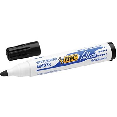 BIC 11380 Marqueur velleda 1701 pointe ogive tracé 2 mm effaçables encre base alcool corps plastique Inodore - Publicité BIC 11380 Marqueur velleda 1701 pointe ogive tracé 2 mm effaçables encre base alcool corps plastique Inodore - Publicité