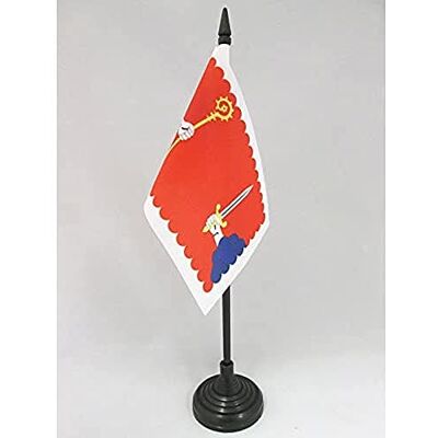 AZ FLAG Drapeau De Table Haute-Loire 15x10 cm Mini Drapeau Du Département Altiligérien De Bureau 100% Polyester Avec Hampe De 25cm Et Socle En Plastique Noir - Publicité AZ FLAG Drapeau De Table Haute-Loire 15x10 cm Mini Drapeau Du Département Altiligérien De Bureau 100% Polyester Avec Hampe De 25cm Et Socle En Plastique Noir - Publicité