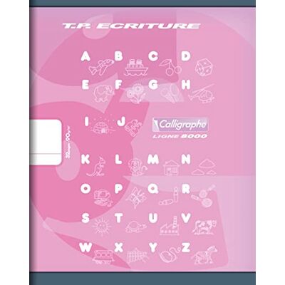 Calligraphe 108504C Un Cahier de Travaux Pratiques Rose (une Marque de Clairefontaine) 17x22 cm 32 Pages Lignées 18 mm et Unies Blanches Papier Blanc 90 g Couverture Carte Offset - Publicité Calligraphe 108504C Un Cahier de Travaux Pratiques Rose (une Marque de Clairefontaine) 17x22 cm 32 Pages Lignées 18 mm et Unies Blanches Papier Blanc 90 g Couverture Carte Offset - Publicité