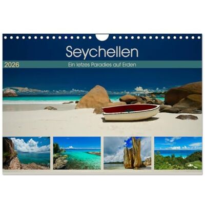 CALVENDO Seychelles Un dernier paradis sur terre, Version française (Calendrier mural 2026 DIN A4 portrait), Calendrier mensuel - Publicité CALVENDO Seychelles Un dernier paradis sur terre, Version française (Calendrier mural 2026 DIN A4 portrait), Calendrier mensuel - Publicité