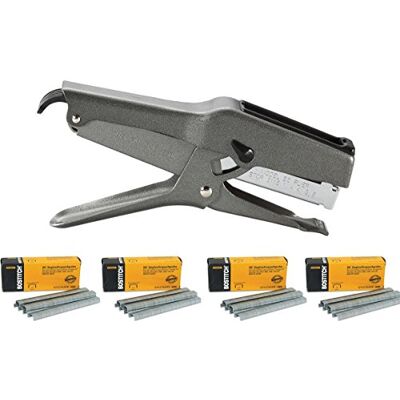 Bostitch Stanley B8 Heavy Duty Pince agrafeuse (Gray) avec 4 boîtes d'agrafes 1/10,2 cm - Publicité Bostitch Stanley B8 Heavy Duty Pince agrafeuse (Gray) avec 4 boîtes d'agrafes 1/10,2 cm - Publicité