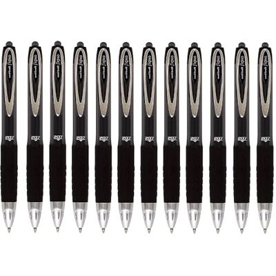 uni-ball Uni Ball Uni Mitsubishi Pencil Stylo Roller Gel Longue Durée Signo 207 UMN207 Grip Antidérapant Pointe Acier 0,7 mm Écriture Moyenne Séchage Rapide Encre Noire Lot de 12 - Publicité uni-ball Uni Ball Uni Mitsubishi Pencil Stylo Roller Gel Longue Durée Signo 207 UMN207 Grip Antidérapant Pointe Acier 0,7 mm Écriture Moyenne Séchage Rapide Encre Noire Lot de 12 - Publicité