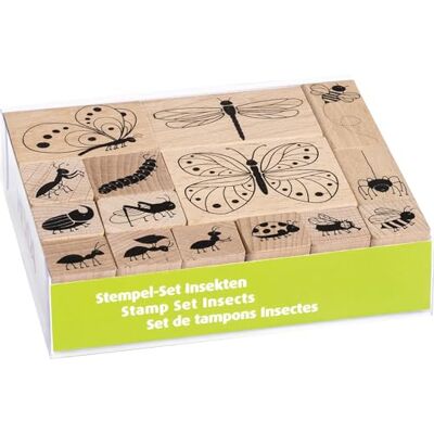Ensemble de tampons d'insectes HEYDA - Outil créatif - Publicité Ensemble de tampons d'insectes HEYDA - Outil créatif - Publicité