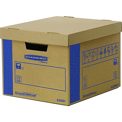 BANKERS BOX Fellowes SmoothMove Prime Caisse de Déménagement - Publicité BANKERS BOX Fellowes SmoothMove Prime Caisse de Déménagement - Publicité