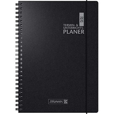 BRUNNEN Agenda scolaire 2022/2023 Format A4-23 x 29,7 cm Noir 2 pages = 1 semaine 1075761903 - Publicité BRUNNEN Agenda scolaire 2022/2023 Format A4-23 x 29,7 cm Noir 2 pages = 1 semaine 1075761903 - Publicité