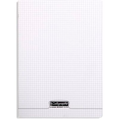 Calligraphe 18180C Un Cahier Agrafé Incolore (une Marque de Clairefontaine) 24x32 cm 48 Pages Petits Carreaux Papier Blanc 90 g Couverture Polypro Transparent - Publicité Calligraphe 18180C Un Cahier Agrafé Incolore (une Marque de Clairefontaine) 24x32 cm 48 Pages Petits Carreaux Papier Blanc 90 g Couverture Polypro Transparent - Publicité