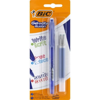 BIC Stylo roller Gelocity + 2 recharges Le lot - Publicité BIC Stylo roller Gelocity + 2 recharges Le lot - Publicité