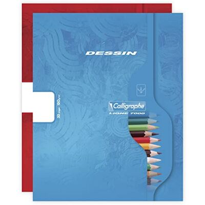 Calligraphe 7552C Un Cahier de Dessin (une Marque de Clairefontaine) 17x22 cm 32 Pages Unies Blanches Papier Dessin 120 g Couverture Carte Recyclée Vernie Couleur Aléatoire - Publicité Calligraphe 7552C Un Cahier de Dessin (une Marque de Clairefontaine) 17x22 cm 32 Pages Unies Blanches Papier Dessin 120 g Couverture Carte Recyclée Vernie Couleur Aléatoire - Publicité