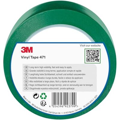 3M Ruban adhésif vinyle 471 haute performance, vert, 50 mm x 33 m - Publicité 3M Ruban adhésif vinyle 471 haute performance, vert, 50 mm x 33 m - Publicité