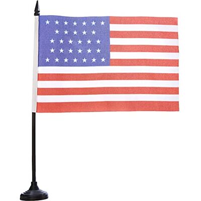 Bur - USA 31 Stars 1851-1858 - 21x14 cm - Drapeau - Publicité Bur - USA 31 Stars 1851-1858 - 21x14 cm - Drapeau - Publicité