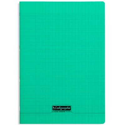 Calligraphe 18025C Un Cahier Agrafé Vert (une Marque de Clairefontaine) A4 21x29,7 cm 48 Pages Grands Carreaux Papier Blanc 90 g Couverture Polypro Transparent - Publicité Calligraphe 18025C Un Cahier Agrafé Vert (une Marque de Clairefontaine) A4 21x29,7 cm 48 Pages Grands Carreaux Papier Blanc 90 g Couverture Polypro Transparent - Publicité