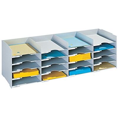 Paperflow Bloc classeur 20 cases Gris - Publicité Paperflow Bloc classeur 20 cases Gris - Publicité