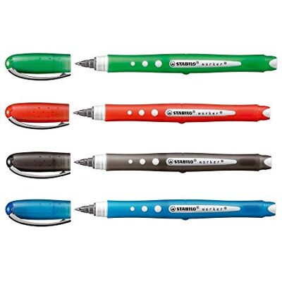 Stylo Coloré STABILO Worker+ - 0,5mm - Rouge - Publicité Stylo Coloré STABILO Worker+ - 0,5mm - Rouge - Publicité