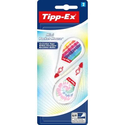 BIC Tipp-Ex Mini Pocket Mouse Décor Blister de 2 Rubans Correcteurs - Publicité BIC Tipp-Ex Mini Pocket Mouse Décor Blister de 2 Rubans Correcteurs - Publicité