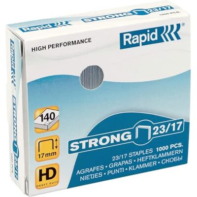 Rapid Strong Agrafes 23 / 17 x1000 - Publicité Rapid Strong Agrafes 23 / 17 x1000 - Publicité