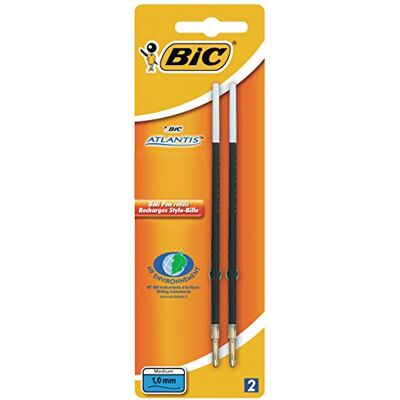 BIC iS1197?recharge pour stylo bille-encre bleue permanente-pointe 1,00 mm-bleu-lot de 2 stylos à bille - Publicité BIC iS1197?recharge pour stylo bille-encre bleue permanente-pointe 1,00 mm-bleu-lot de 2 stylos à bille - Publicité
