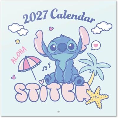 Grupo Erik Calendrier 2027 Mural Disney Stitch, Calendrier 2027 Enfant Calendrier Mensuel 2027 De Janvier à Décembre 2027 30 x 60 cm Multilingue avec Français inclus Mini Poster Inclus - Publicité Grupo Erik Calendrier 2027 Mural Disney Stitch, Calendrier 2027 Enfant Calendrier Mensuel 2027 De Janvier à Décembre 2027 30 x 60 cm Multilingue avec Français inclus Mini Poster Inclus - Publicité