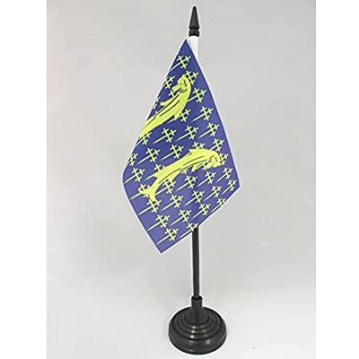 AZ FLAG Drapeau De Table Meuse 15x10 cm Mini Drapeau Du Département Meusien De Bureau 100% Polyester Avec Hampe De 25cm Et Socle En Plastique Noir - Publicité AZ FLAG Drapeau De Table Meuse 15x10 cm Mini Drapeau Du Département Meusien De Bureau 100% Polyester Avec Hampe De 25cm Et Socle En Plastique Noir - Publicité