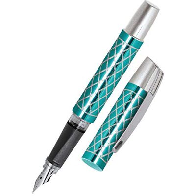 Online Stylo plume ergonomique pour l'école Campus Diamond Turquoise plume iridium M (moyenne) robuste, utilise des cartouches d'encre standard, rechargeable, pour filles/garçons/adultes - Publicité Online Stylo plume ergonomique pour l'école Campus Diamond Turquoise plume iridium M (moyenne) robuste, utilise des cartouches d'encre standard, rechargeable, pour filles/garçons/adultes - Publicité