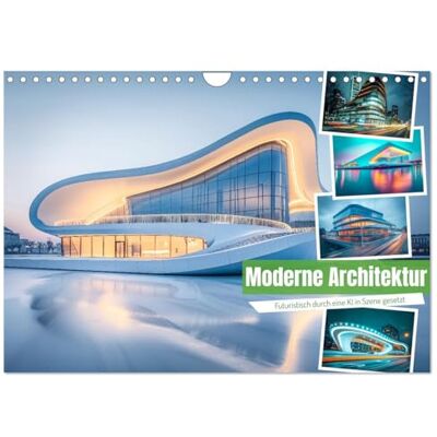 CALVENDO Architecture moderne, Version française (Calendrier mural 2026 DIN A4 portrait), Calendrier mensuel - Publicité CALVENDO Architecture moderne, Version française (Calendrier mural 2026 DIN A4 portrait), Calendrier mensuel - Publicité