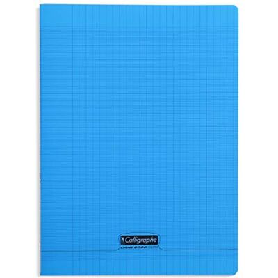 Calligraphe 18292C Un Cahier Agrafé Bleu (une Marque de Clairefontaine) 24x32 cm 140 Pages Grands Carreaux Papier Blanc 90 g Couverture Polypro Transparent - Publicité Calligraphe 18292C Un Cahier Agrafé Bleu (une Marque de Clairefontaine) 24x32 cm 140 Pages Grands Carreaux Papier Blanc 90 g Couverture Polypro Transparent - Publicité