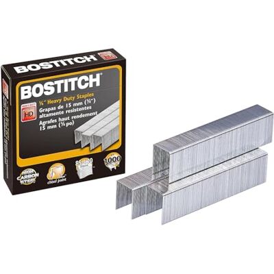 Bostitch Agrafes robuste, utilisation en B310hds, 00540, 5/8"l, 1000/BX, blanc - Publicité Bostitch Agrafes robuste, utilisation en B310hds, 00540, 5/8"l, 1000/BX, blanc - Publicité
