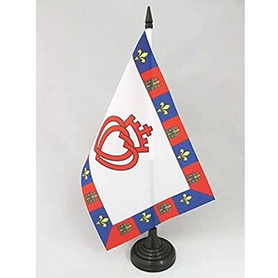 AZ FLAG Drapeau De Table Armoiries de la Vendée 21x14 cm Petit Drapeau Vendéen Catholique De Bureau 100% Polyester Avec Hampe De 25cm Et Socle En Plastique Noir - Publicité AZ FLAG Drapeau De Table Armoiries de la Vendée 21x14 cm Petit Drapeau Vendéen Catholique De Bureau 100% Polyester Avec Hampe De 25cm Et Socle En Plastique Noir - Publicité