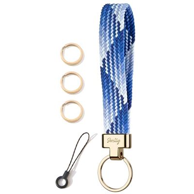 SENLLY Lanière de Poignet, Extensible Courte Porte-Clés, Conception Anti-Chute Courroie Élastique - Publicité SENLLY Lanière de Poignet, Extensible Courte Porte-Clés, Conception Anti-Chute Courroie Élastique - Publicité