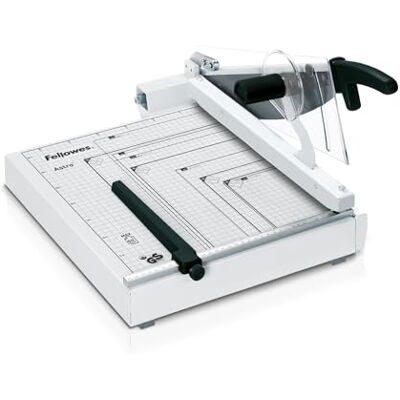 Fellowes Astro A4 Paper Guillotine 5415001 Cisaille 50 feuilles - Publicité Fellowes Astro A4 Paper Guillotine 5415001 Cisaille 50 feuilles - Publicité