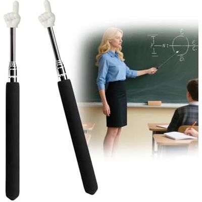quyueug 2 Pointeurs Télescopiques pour Enseignants, Embout Doigt 21 à 68 cm Acier inoxydable, poignée souple et embout doigt; rétractable, pour tableau, classe, présentation, conférence et tutorat. Publicité quyueug 2 Pointeurs Télescopiques pour Enseignants, Embout Doigt 21 à 68 cm Acier inoxydable, poignée souple et embout doigt; rétractable, pour tableau, classe, présentation, conférence et tutorat. Publicité