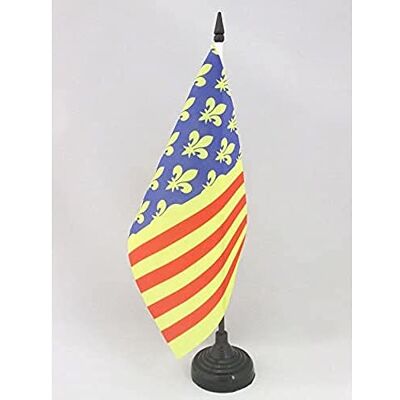 AZ FLAG Drapeau De Table Lozère 21x14 cm Petit Drapeau Du Département De La Lozère De Bureau 100% Polyester Avec Hampe De 25cm Et Socle En Plastique Noir - Publicité AZ FLAG Drapeau De Table Lozère 21x14 cm Petit Drapeau Du Département De La Lozère De Bureau 100% Polyester Avec Hampe De 25cm Et Socle En Plastique Noir - Publicité