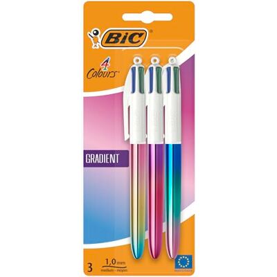 BIC 4 couleurs, 3 pièces - Publicité BIC 4 couleurs, 3 pièces - Publicité