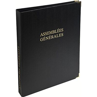 Le Dauphin Classeur Juridique Noir A4 Assemblée Générale 4 Anneaux - Publicité Le Dauphin Classeur Juridique Noir A4 Assemblée Générale 4 Anneaux - Publicité