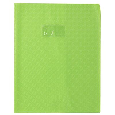 Calligraphe 72425AMZC Un Protège-Cahier Grain Losange Vert clair 24x32 cm 18/100ème avec Porte-Étiquette PVC Opaque - Publicité Calligraphe 72425AMZC Un Protège-Cahier Grain Losange Vert clair 24x32 cm 18/100ème avec Porte-Étiquette PVC Opaque - Publicité