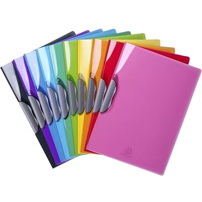 Exacompta Dossier clip pince A4 colores aleatorios 45670E - Publicité Exacompta Dossier clip pince A4 colores aleatorios 45670E - Publicité