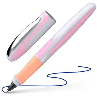 Schneider Ray Stylo roller, Flora Rechargeable, prise en main ergonomique, droitiers et gauchers, pour l'école et le bureau - Publicité Schneider Ray Stylo roller, Flora Rechargeable, prise en main ergonomique, droitiers et gauchers, pour l'école et le bureau - Publicité