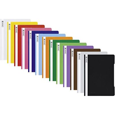 BRUNNEN 14 Chemises en PP 13 couleurs, 13 Farben, 1 - Publicité BRUNNEN 14 Chemises en PP 13 couleurs, 13 Farben, 1 - Publicité