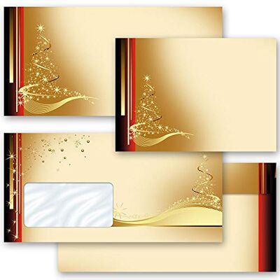 Paper-Media 25 enveloppes (sans fenêtre) Enveloppes de Noël, LETTRE DE NOËL DIN LANG (220x110 mm) - Publicité Paper-Media 25 enveloppes (sans fenêtre) Enveloppes de Noël, LETTRE DE NOËL DIN LANG (220x110 mm) - Publicité